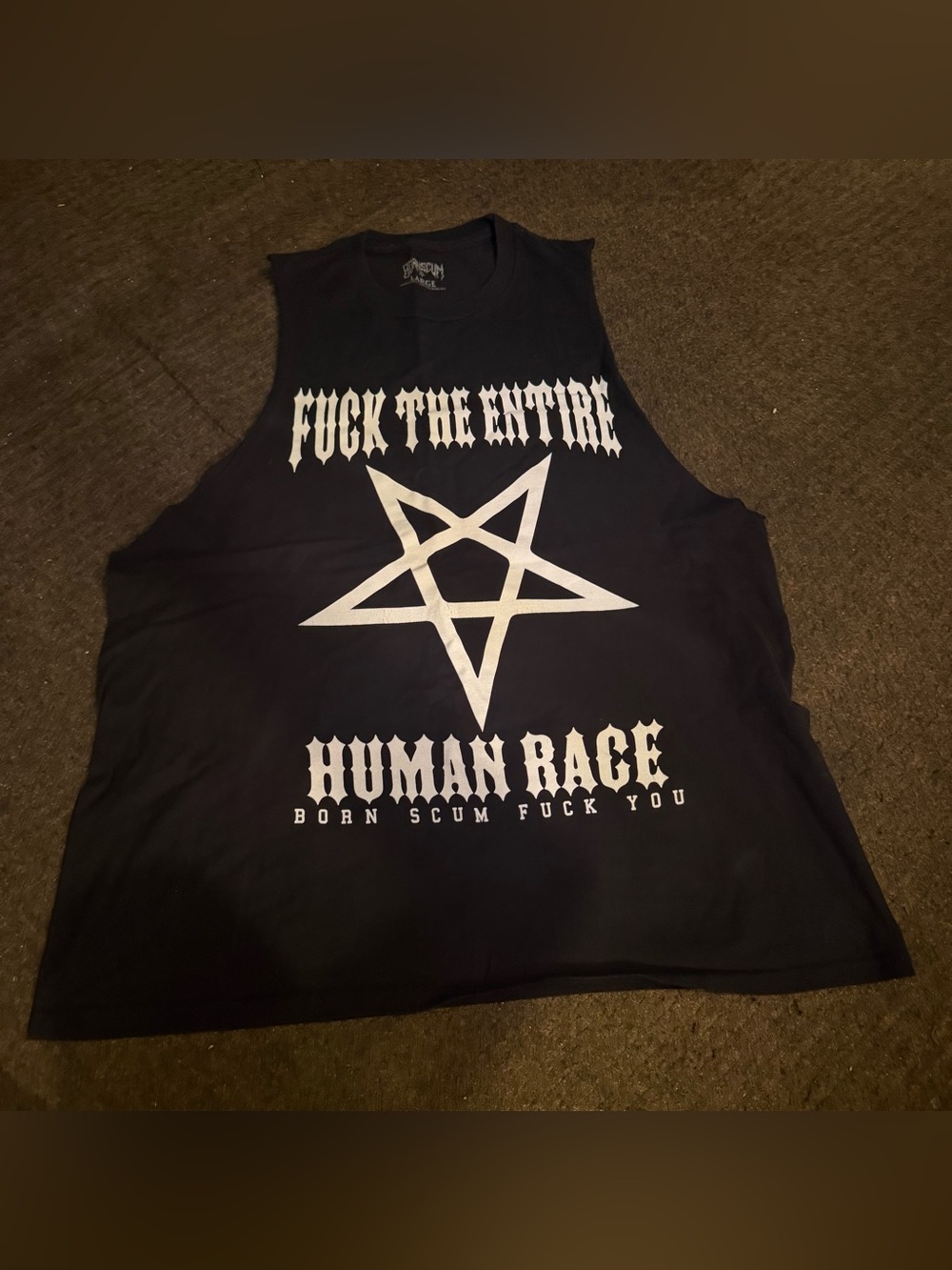 Born Scum Men’s Large Tank